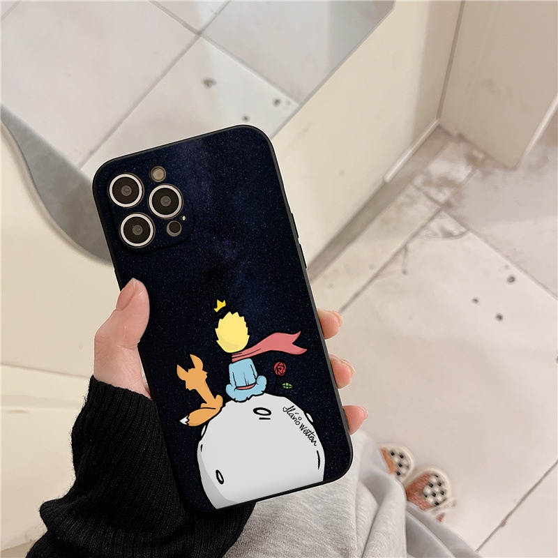 Ốp lưng iphone Hoàng tử bé cạnh vuông dẻo iphone 6splus/7/7plus/8/8plus/x/xr/xs/11/12/pro/max/13promax tr1041