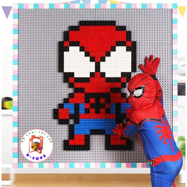 Tấm Đế Lego Treo Tường HÀng Việt Nam Chất Lượng Cao Đa Dạng Màu Sắc