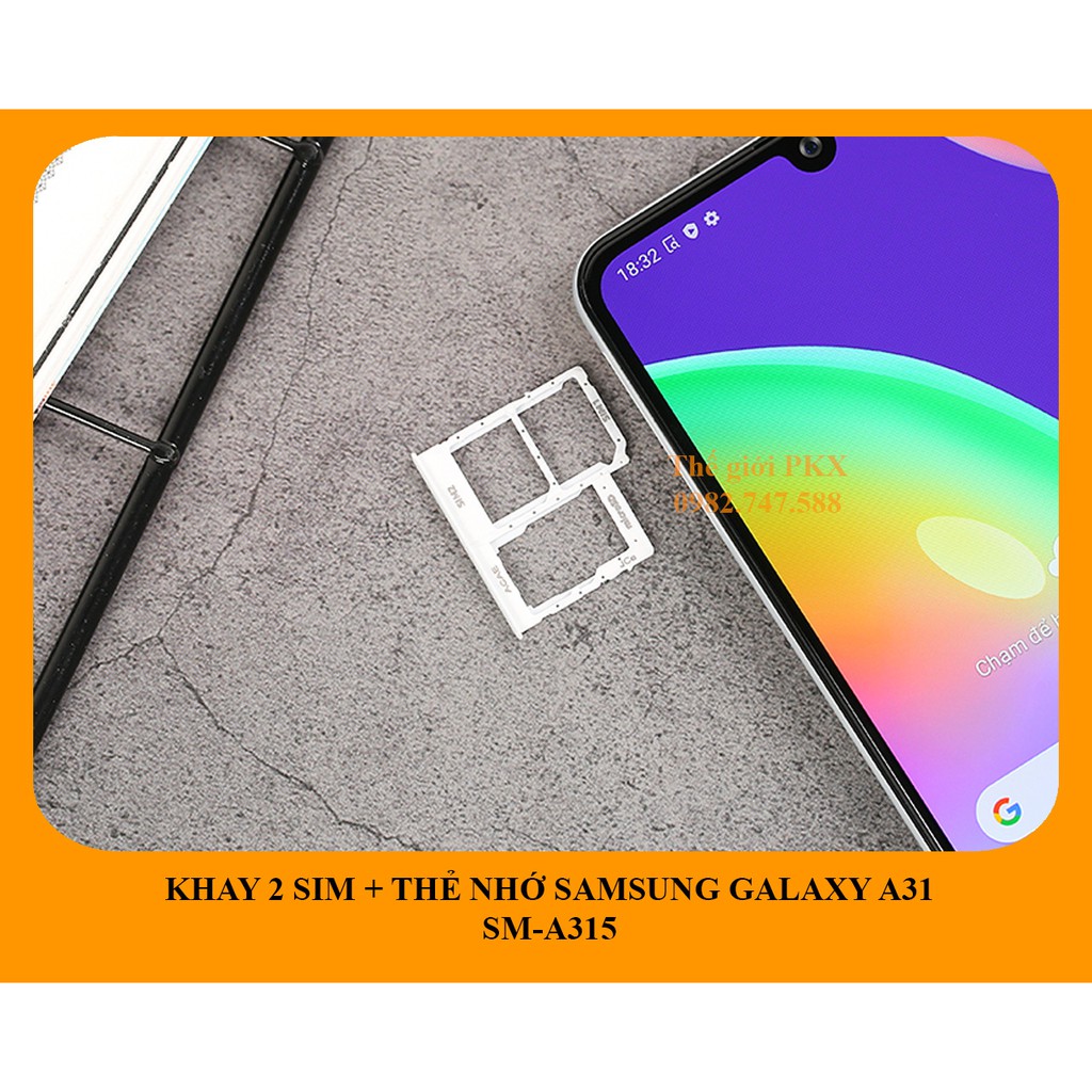 Khay sim Samsung Galaxy A31 chính hãng A315