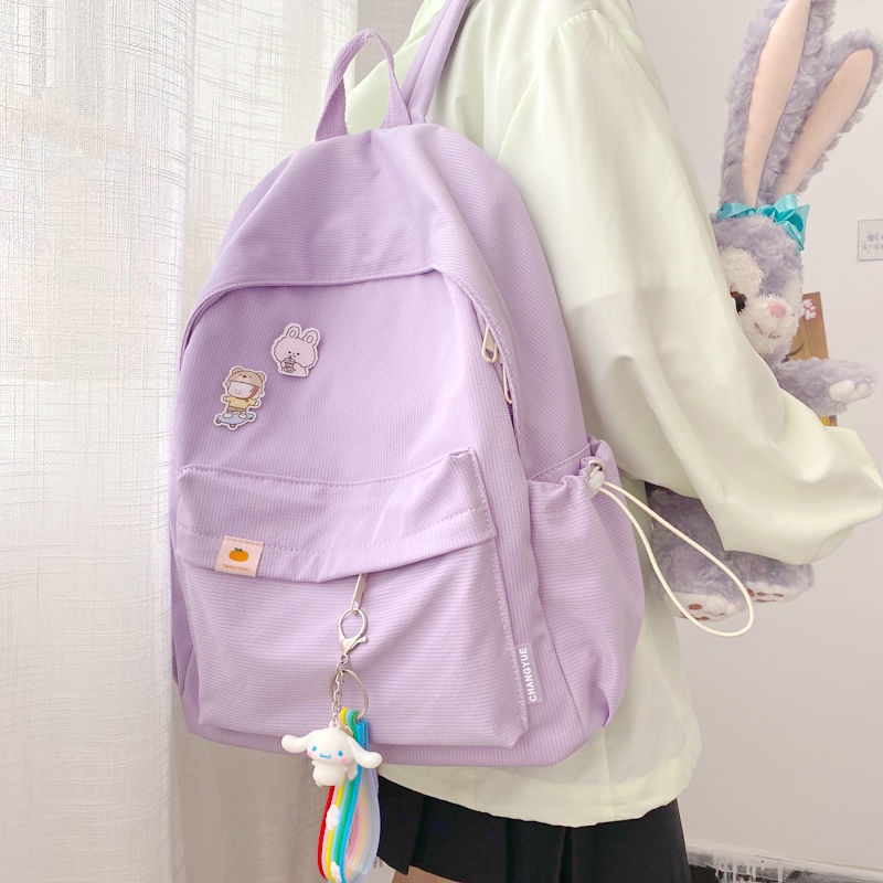 Ba Lô Đi Học Màu Sắc Đơn Giản Thời Trang