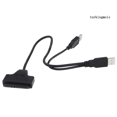 Cáp Chuyển Đổi Usb 2.0 Sang 2.5inch 22 7 + 15 Serial Ata Sata 2.0 Hdd / Ssd