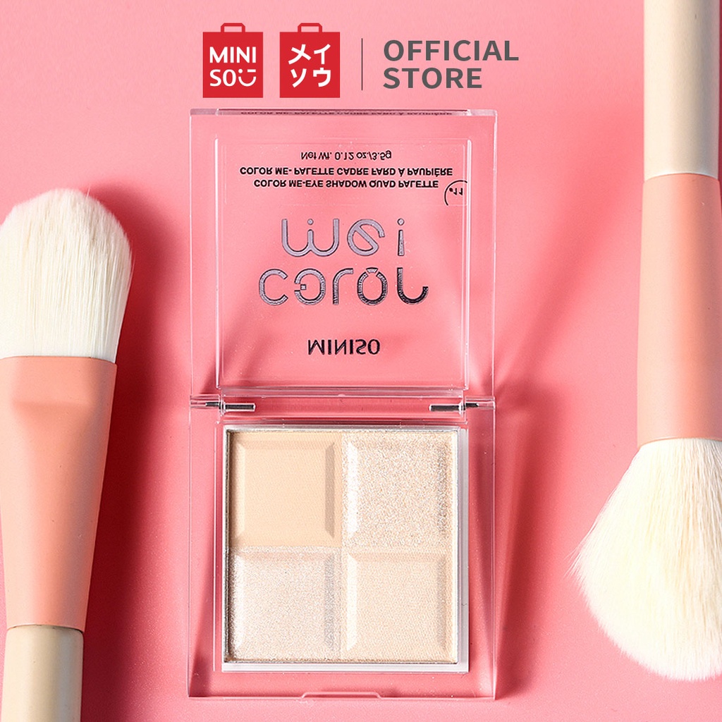 Phấn mắt Miniso Color Me-EYE SHADOW QUAD PALETTE 3.5g (Nhiều màu)