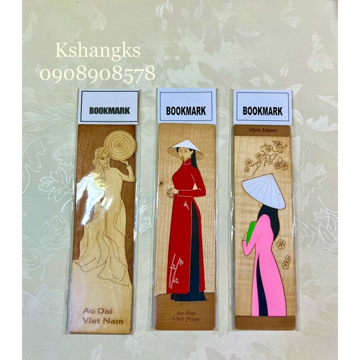Bookmark chất liệu gỗ Việt Nam thân thiết  môi trường