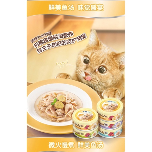 Pate cho mèo InKat Bổ mắt Dưỡng lông Tiêu búi lông Bổ xương khớp Surica IN18 (80gr)