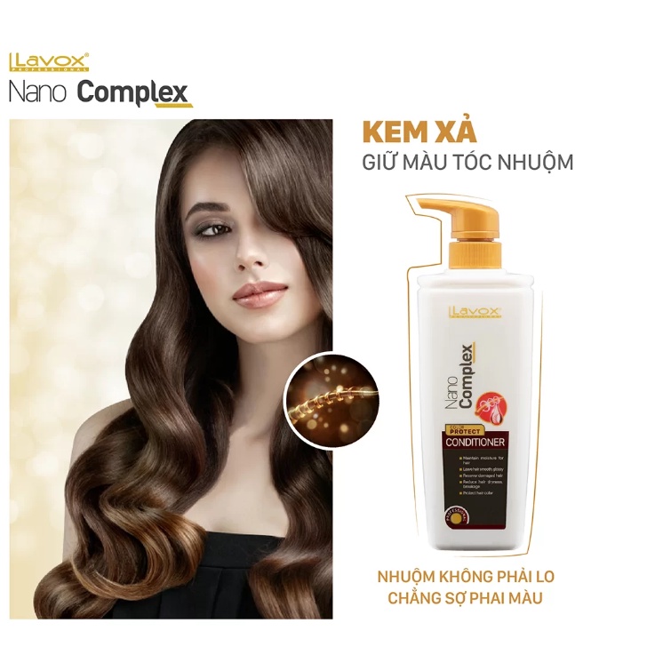 Kem Xả Giữ Màu Lavox Nano Complex 300ml