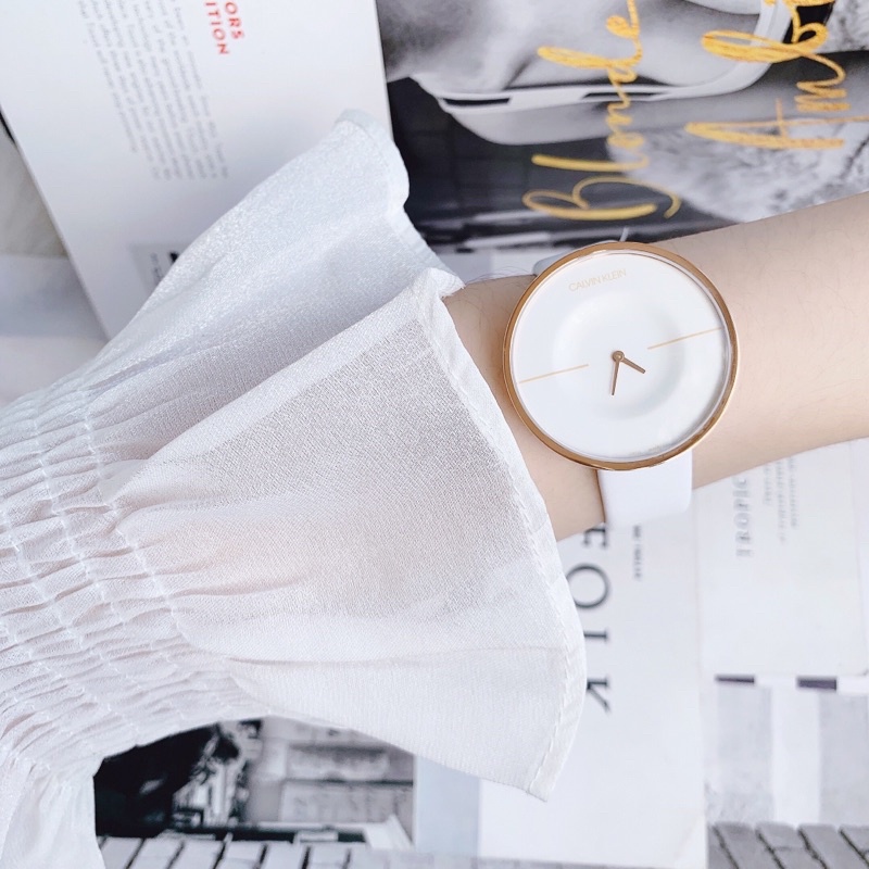 Đồng hồ nữ dây da Calvin Klein KAG236L2 Mania watch