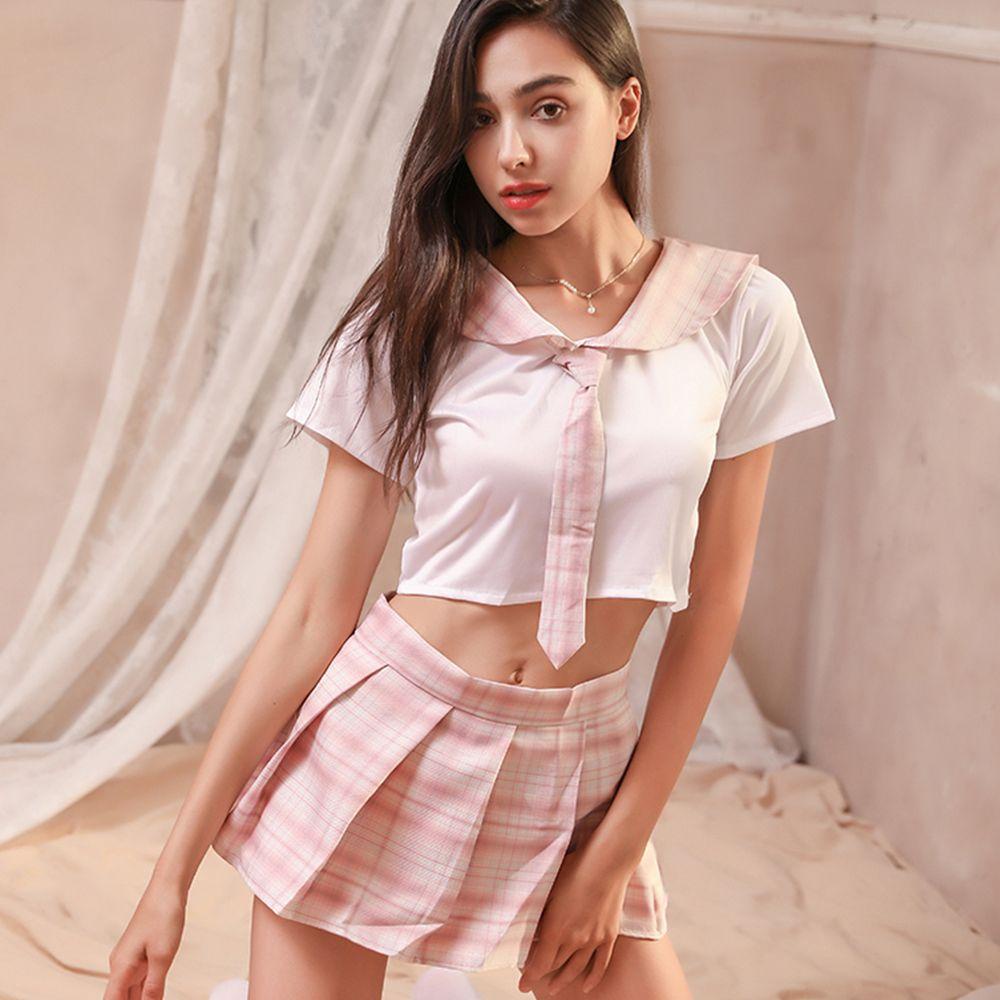 OCEANMAP Bộ Đồ Lót Cổ Vũ Hóa Trang Nhân Vật JK Dễ Thương Cho Nữ