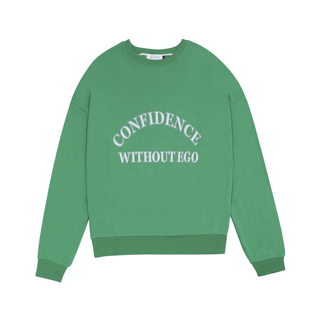 [Mã LTP50 giảm 50000 đơn 150000] TATICHU - Áo thun tay dài in chữ - Confidence Sweatshirt