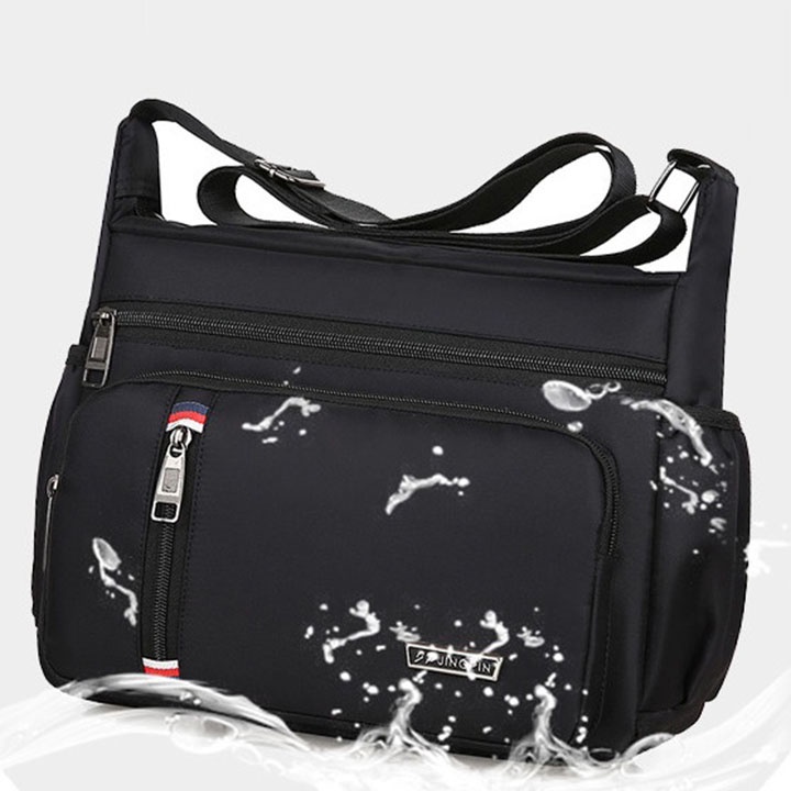 Túi xách, túi đeo chéo nữ vải dù 5 ngăn chống nước, chống xước cao cấp size 29cm TUI-63