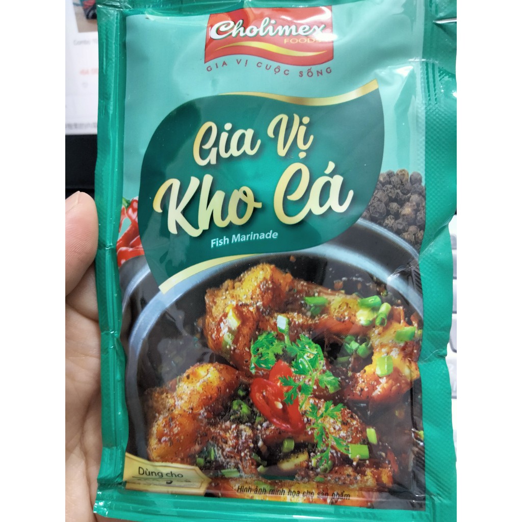 Gia vị kho cá cholimex, gói 50g