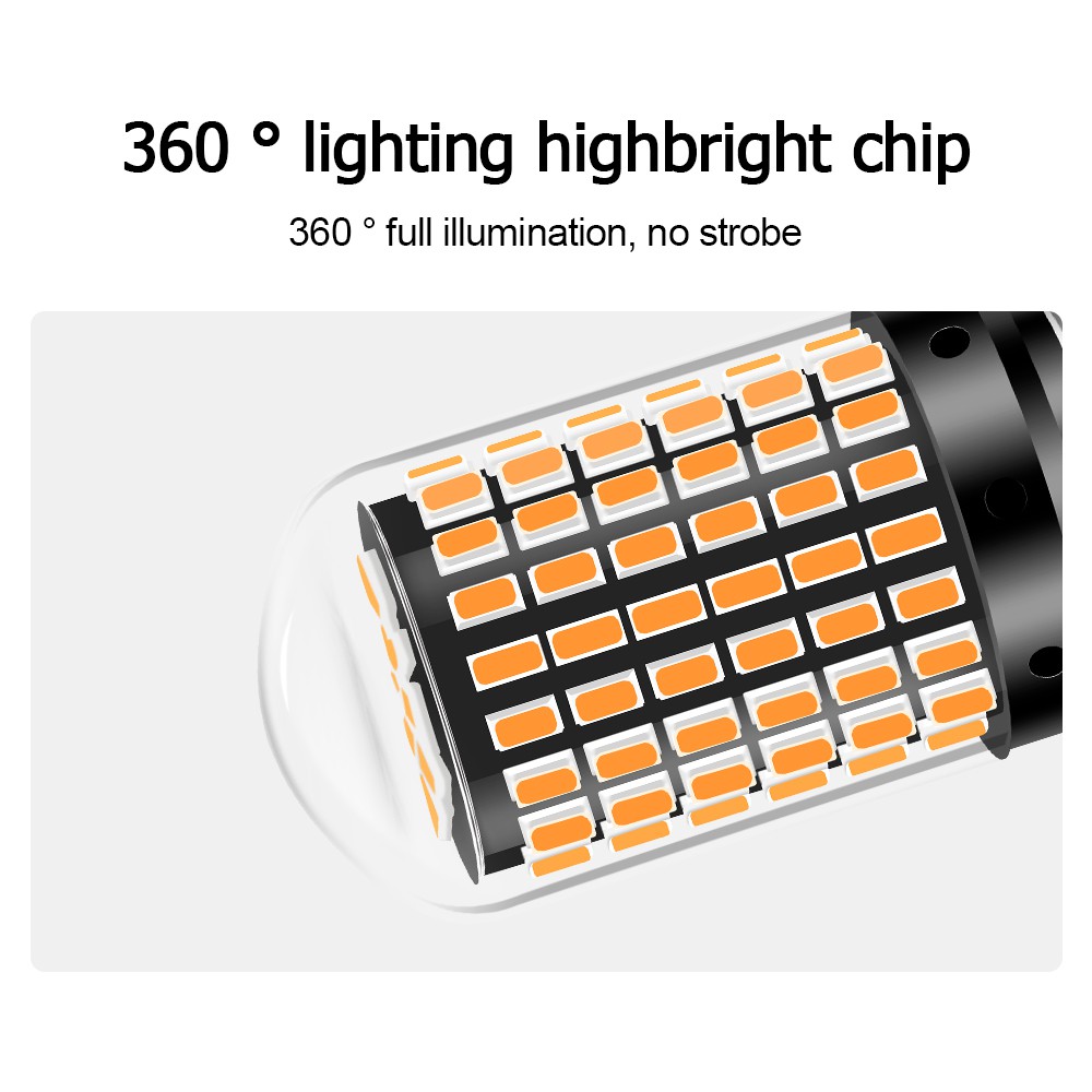 Bóng Đèn LED Tín Hiệu 144 Bóng 1156 BA15S 1157 P21W BAY15D T20 7440 Cho Xe Hơi