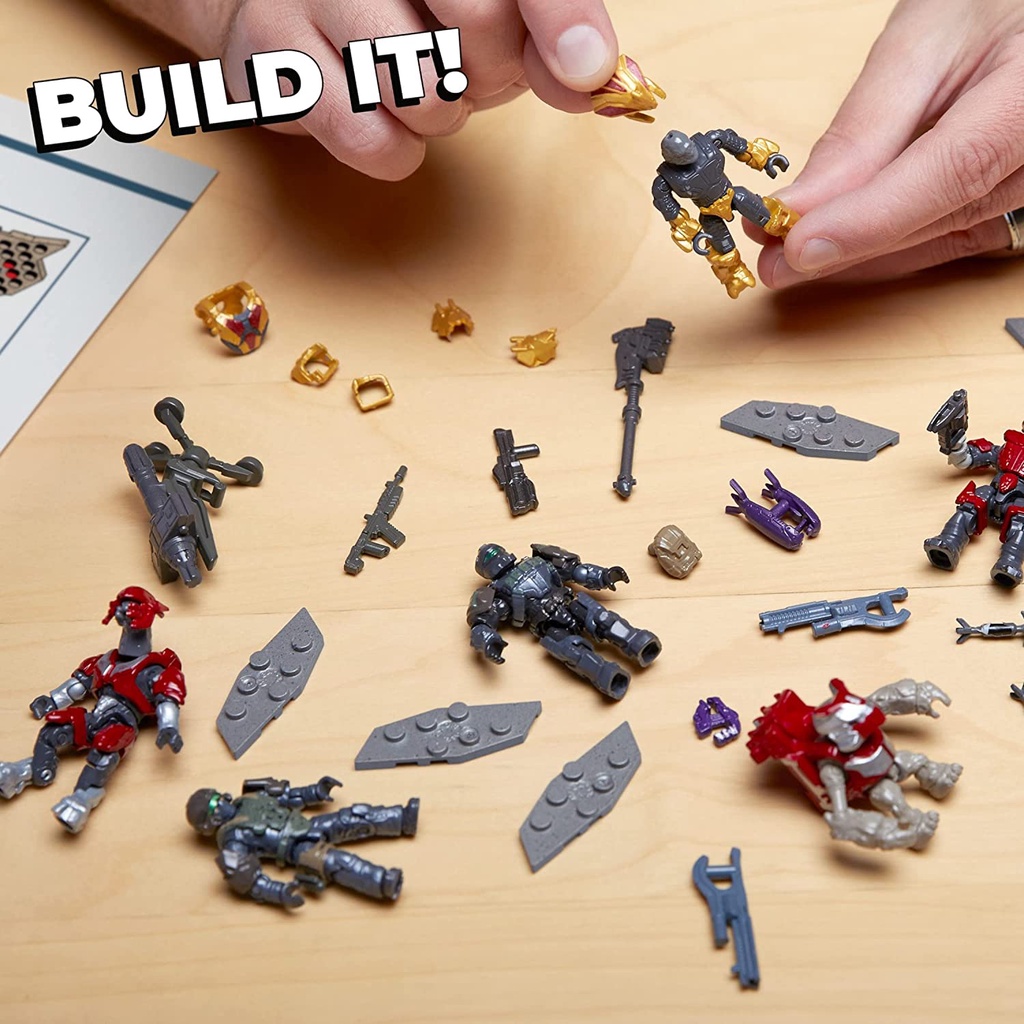 Mega Construx Halo - Banished Garrison Pack Halo Infinite Construction Set - Bộ xếp hình Mega Construx