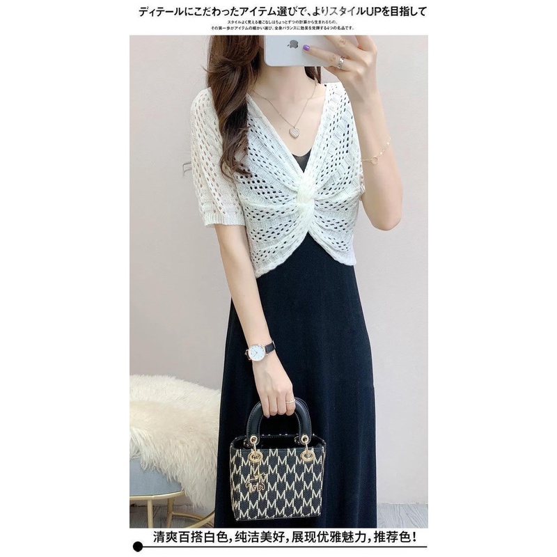 Áo Khoác Ngoài Chống Nắng Mùa Hè Mẫu Mới 2021 Vải Mỏng Có Dây Đeo Cho Nữ