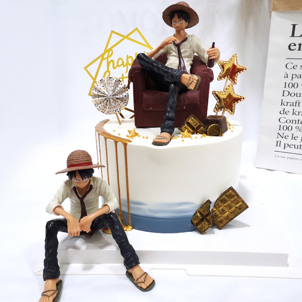 Mô Hình Nhân Vật Luffy Ngồi Ghế Sofa 13cm 2life
