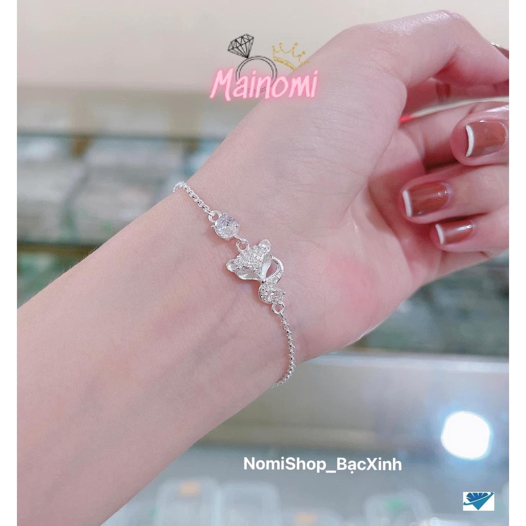 Lắc tay, vòng tay hồ ly tình duyên bạc ta. May mắn thuận lợi thu hút tài lộc Mainomi Shop Bạc Xinh