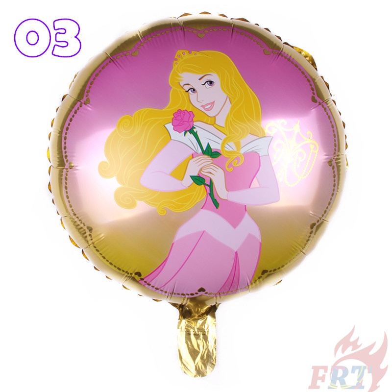 Bong bóng lá nhôm 18 inch phong cách công chúa Disney trang trí tiệc sinh nhật