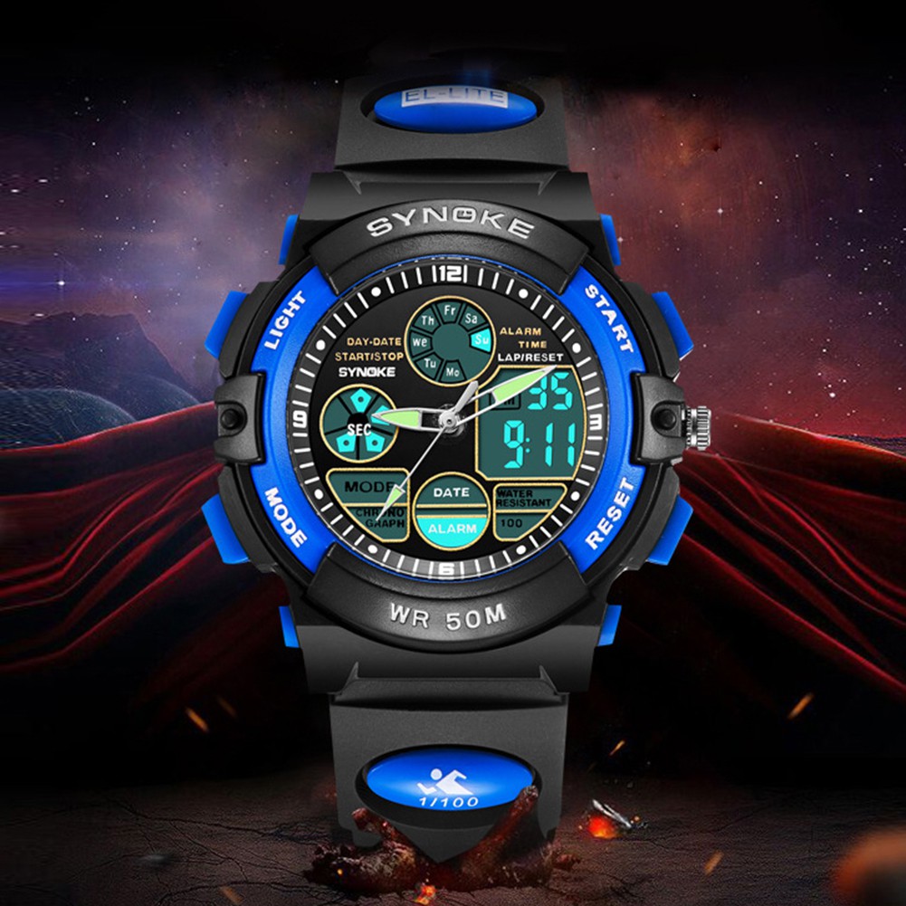 Đồng Hồ Kỹ Thuật Số Chống Thấm Nước Cho Bé | BigBuy360 - bigbuy360.vn