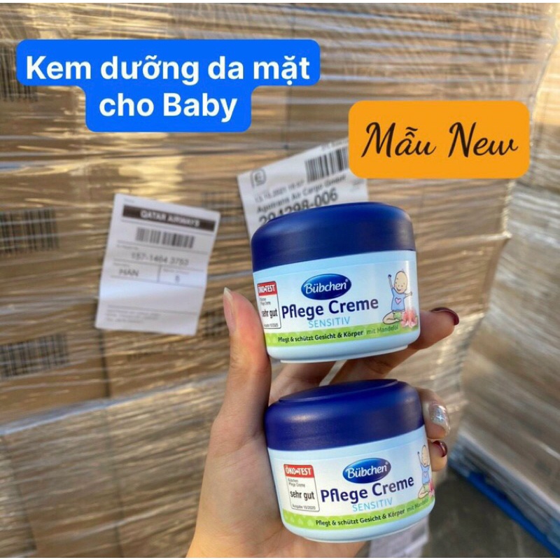 [NỘI ĐỊA ĐỨC] Kem nẻ Bubchen dưỡng ẩm cho da bé 75ml