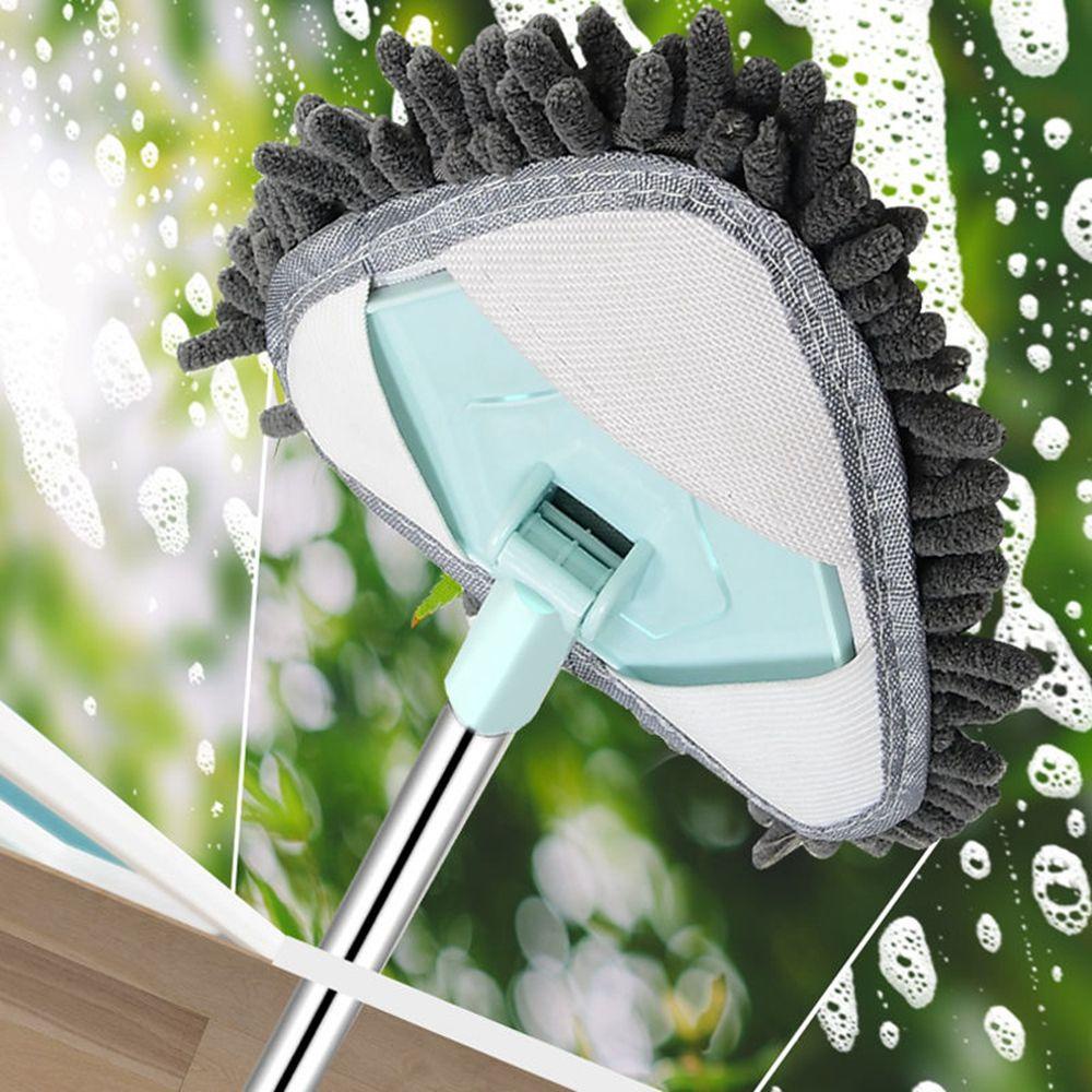 Khăn Lau Hình Tam Giác Bằng Sợi Microfiber Thay Thế Cho Cây Lau Nhà