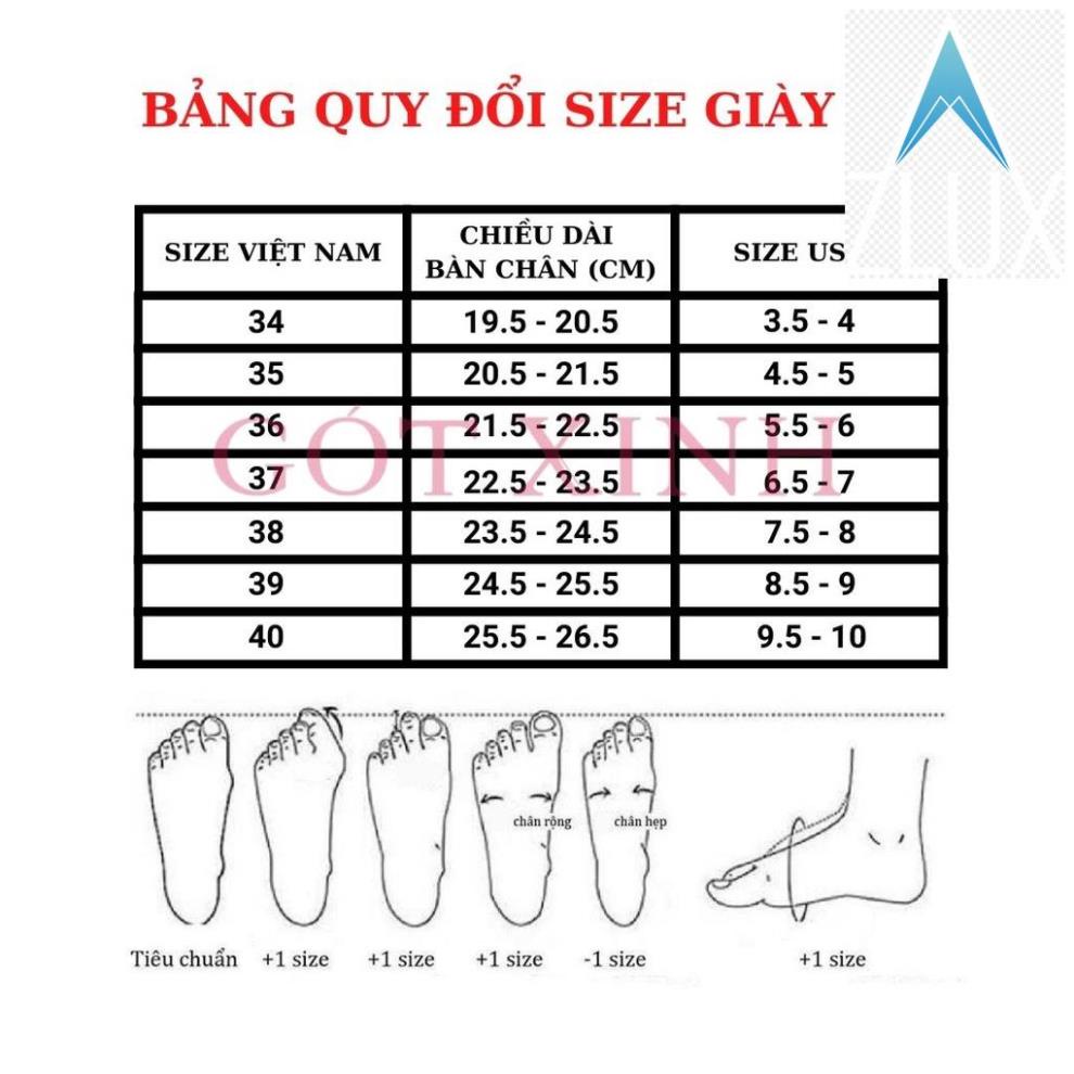 💇 Sandal cao gót nữ GÓT XINH G11 da mềm phối 2 màu đế vuông cao 5cm 💇