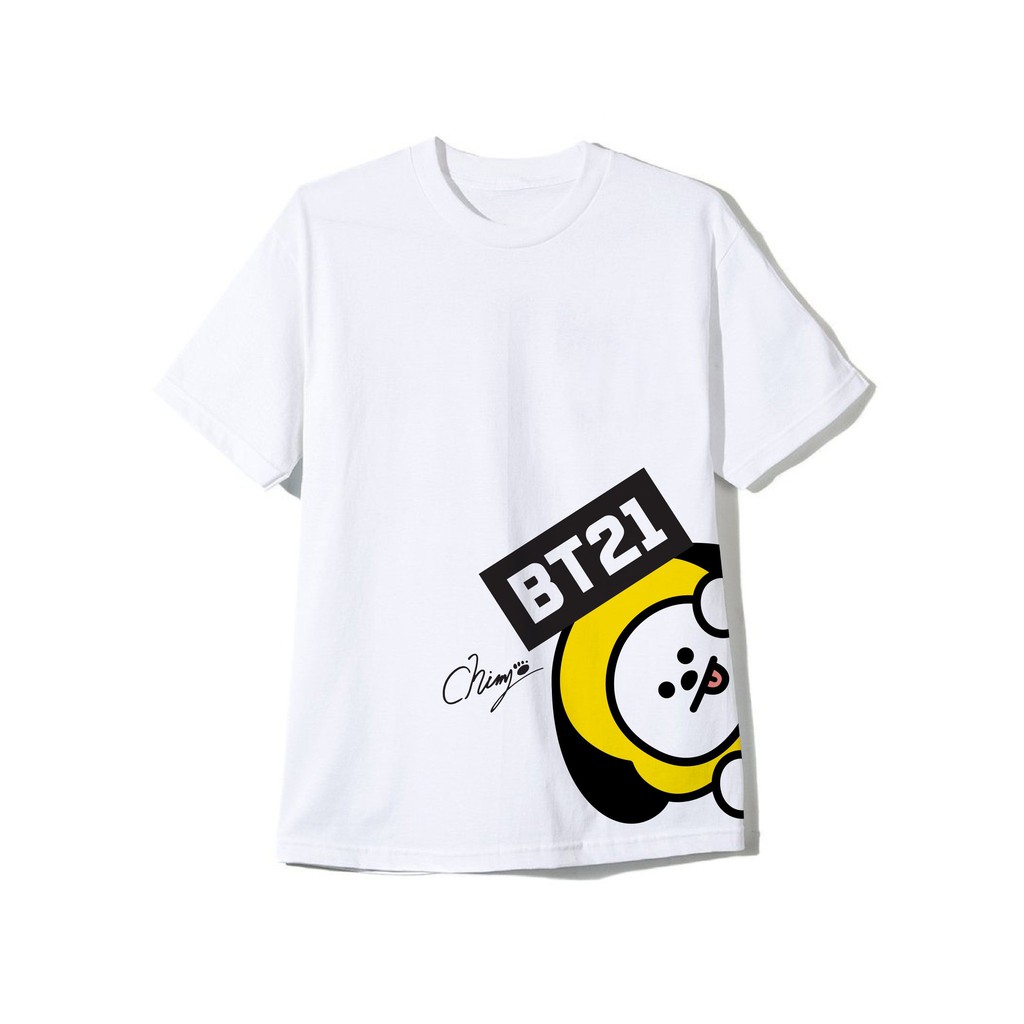 Áo thun BTS BT21 Chimmy có chữ ký