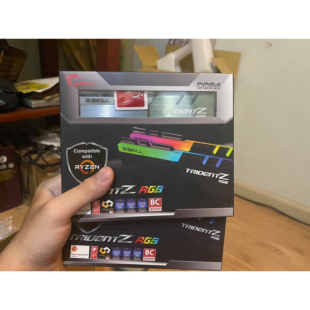 Ram máy tính Trident z RGB 2x16GB buss 3200 | BigBuy360 - bigbuy360.vn