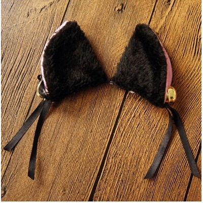 Fashion Orecchiette Party&#39;s Long Fur Ears Anime Neko Costume Hair Clip Cosplay