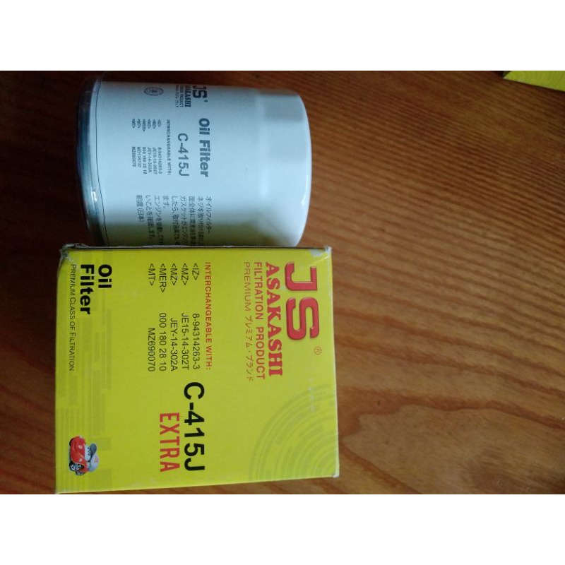 Lọc nhớt động cơ xe MITSUBISHI Zinger, Xpander, Triton Hãng JS ASAKASHI Nhật Bản