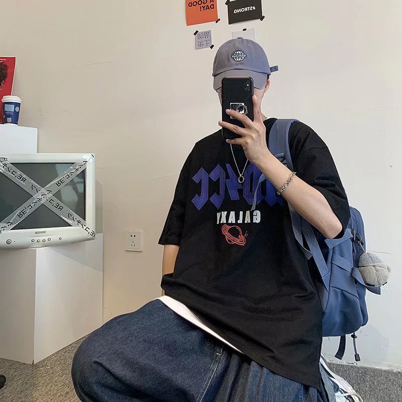 Áo Thun Tay Ngắn In Chữ M-8XL Thời Trang Cho Nam