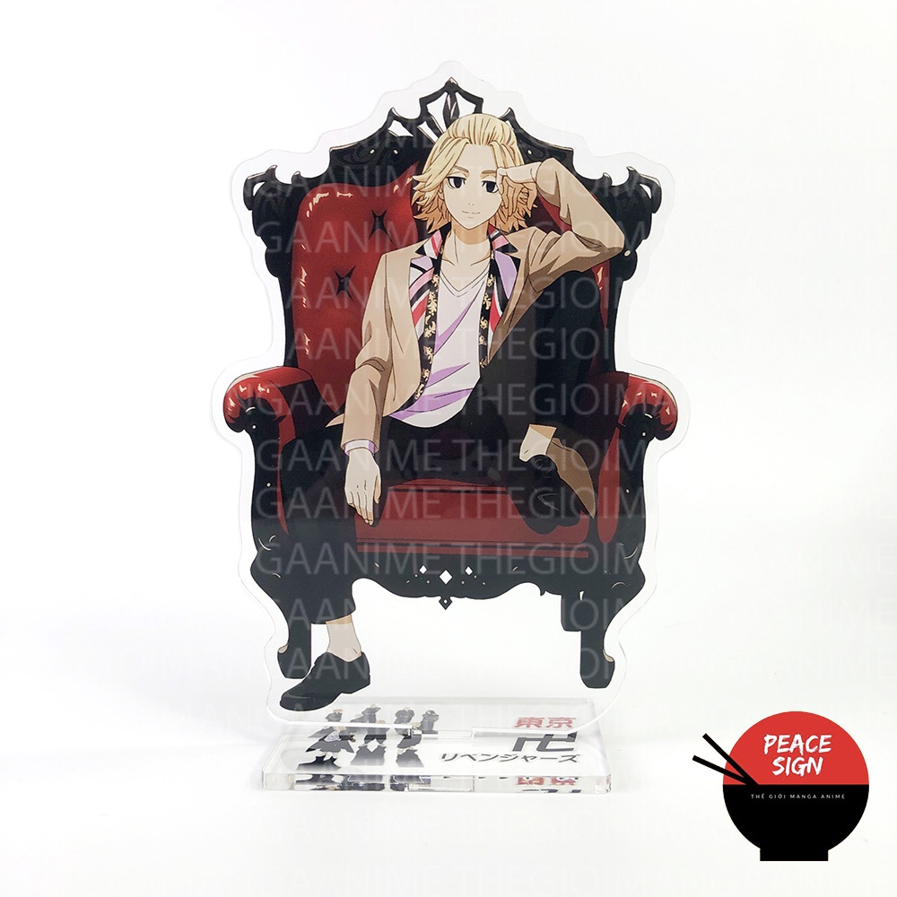 Mô hình TOKYO REVENGERS ver GHẾ TỰA standee tượng acrylic anime mica chibi trang trí trưng bày