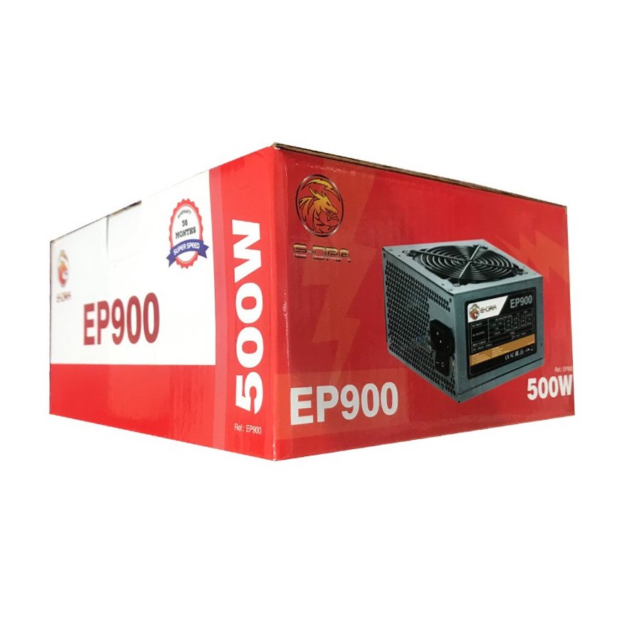 Nguồn máy tính Edra EP900 Fan 12 - có hộp box