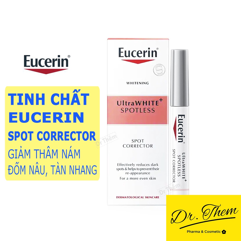Giảm Thâm Nám Eucerin Spotless Brightening Spot Corrector 5ml - Serum Dạng Bút Chấm, Chàm, Đốm Nâu