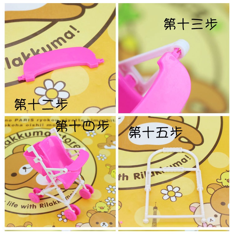 Phụ kiện búp bê xe đẩy cho búp bê barbie ANDATOY AD909