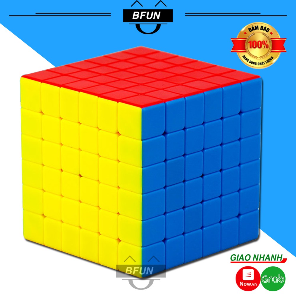 RUBIK 6x6x6 Trơn Mượt Cao Cấp - Đồ Chơi Phát Triền Trí Tuệ Trẻ Em BFUN