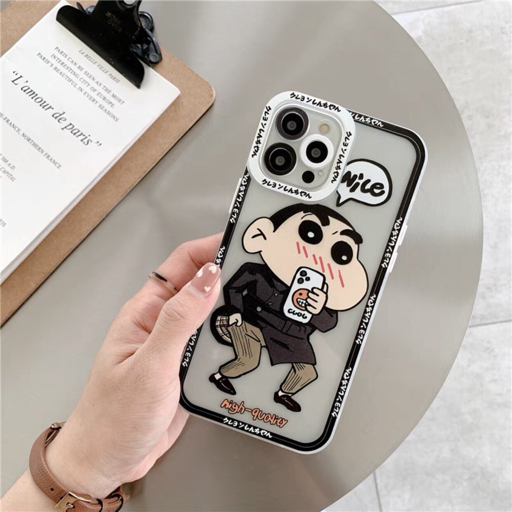 Ốp lưng iphone  trong  bear.brick viền nổi bảo vệ camera 6 6plus 7 7plus 8plus x xsmax 11 12 13 pro max plus promax