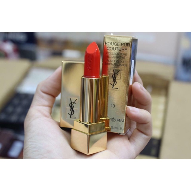 🍓Son YSL 13 đỏ cam