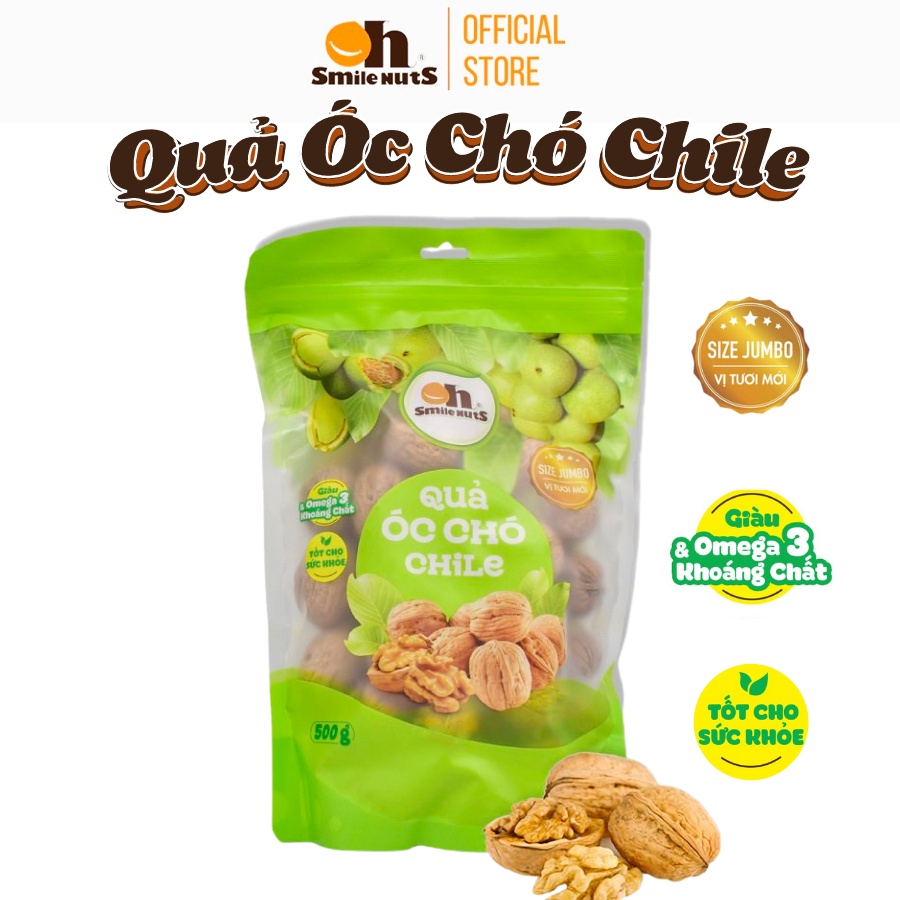 Hạt Óc Chó Chile Smile Nuts Túi 500g