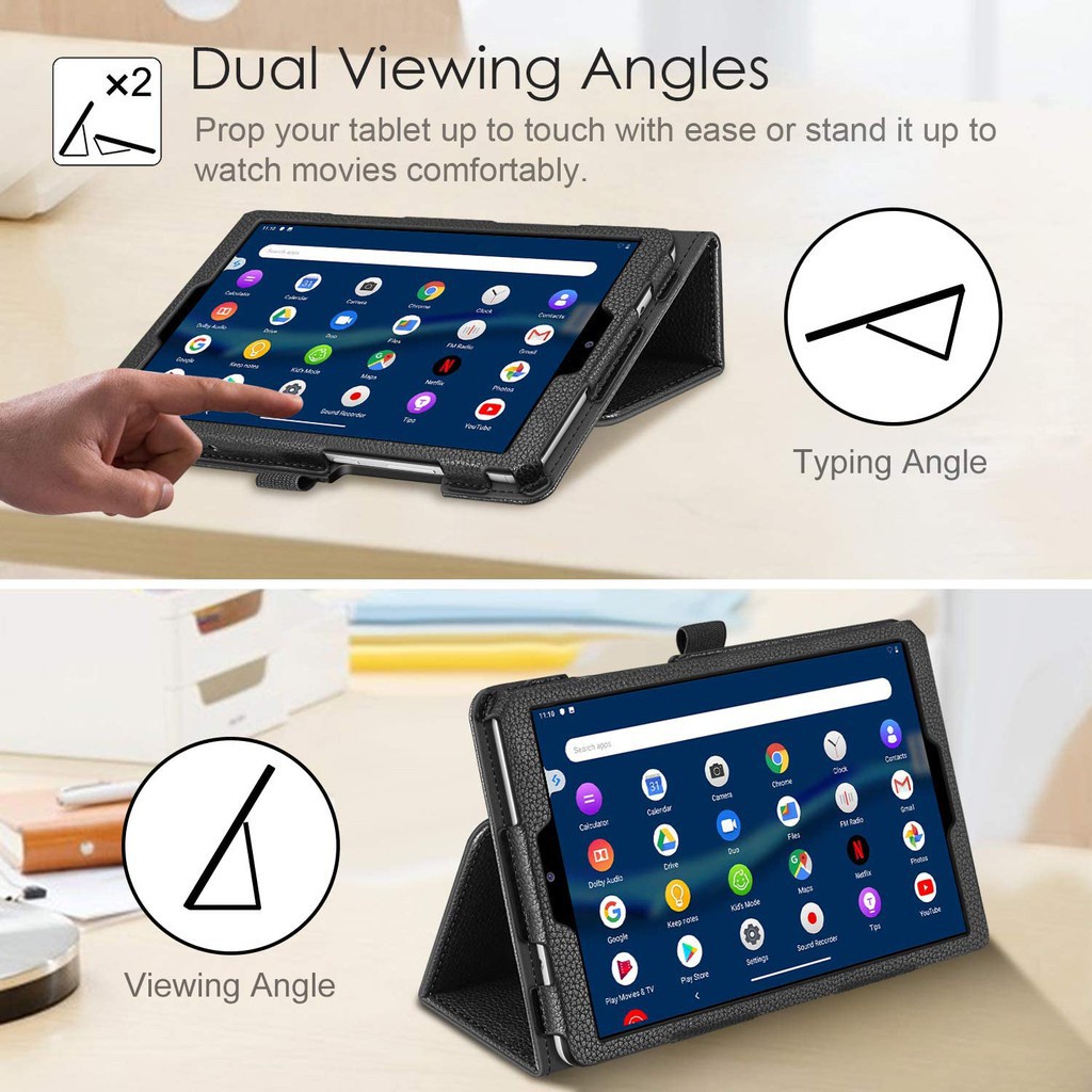 Bao da máy tính bảng nắp gập chống sốc cho Lenovo Tab M8 Tb-8505F / M8 Tb-8705F