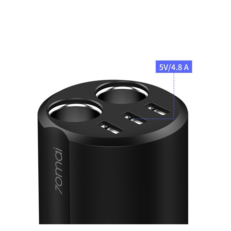 Bộ chia tẩu sạc kèm 3 cổng USB Xiaomi 70Mai Midrive CC04 -Bảo Hành 12 Tháng