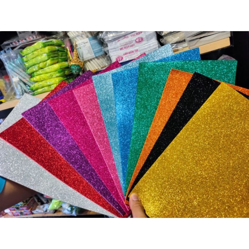 Giấy xốp Kim Tuyến  lấp lánh  dẻ đẹp