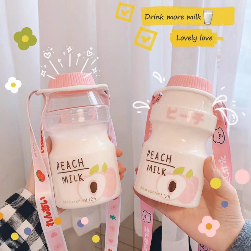 Bình Đựng Nước Đeo Chéo Cấp Thực Phẩm Chống Mài Mòn Dùng Khi Đi Du Lịch