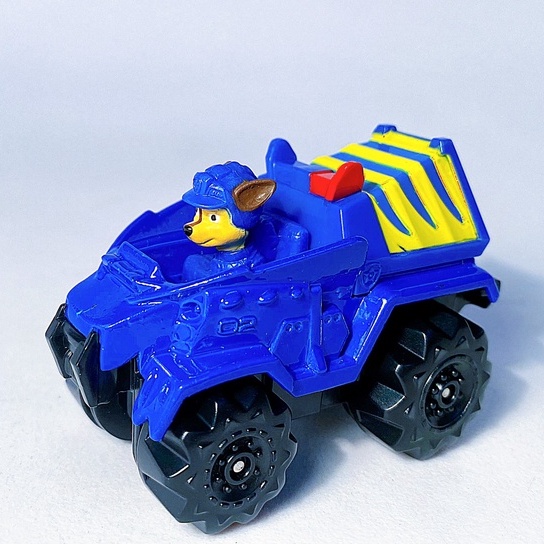 Xe chó cứu hộ Chase - Paw Patrol Full box - True Metal - Hàng chính hãng Spin Master - Hasbro