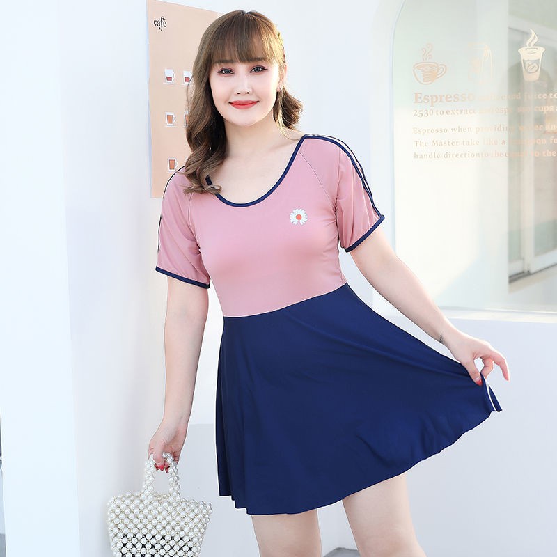 Bộ Đồ Bơi Dáng Rộng Che Bụng Size Lớn 200kg Thời Trang Mùa Xuân Cho Nữ | BigBuy360 - bigbuy360.vn