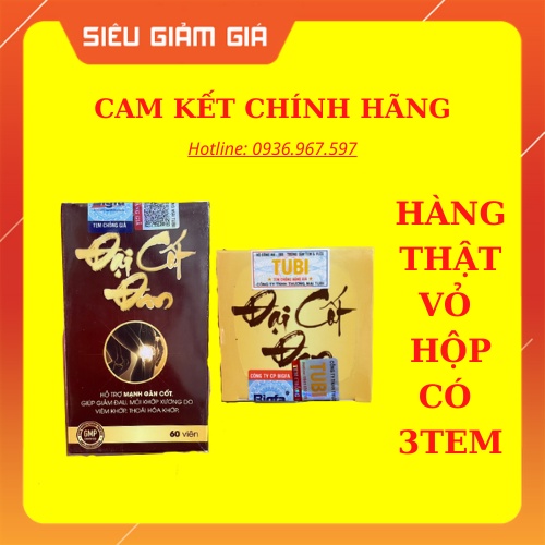 ✅ ĐẠI CỐT ĐAN ❤️ ❤️ Lựa Chọn Cho Người ĐAU NHỨC XƯƠNG KHỚP