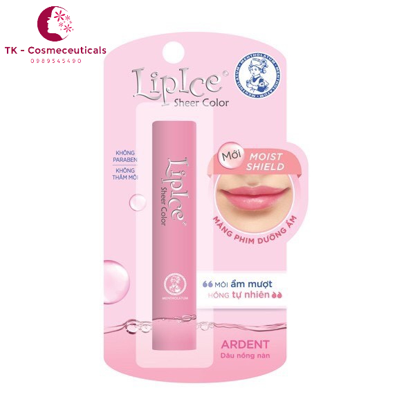 Son Dưỡng Màu Tự Nhiên LipIce Ardent Hương Dâu - Sheer Color Ardent - 2,4g