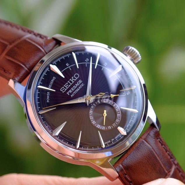 Đồng hồ cơ nam Seiko SSA393J1 kính Hardlex chống xước, chống nước 5 ATM. dây da thời trang cao cấp chính hãng Nhật Bản