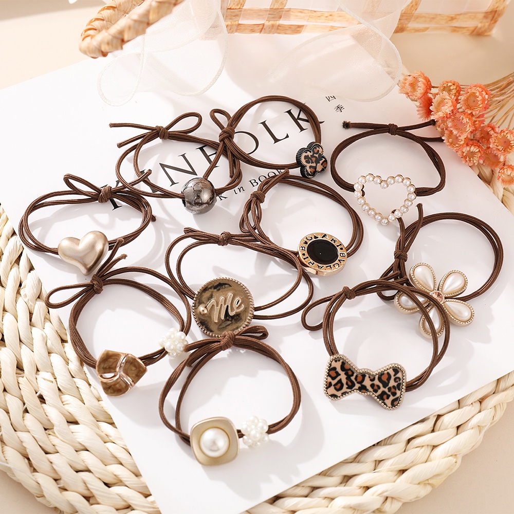 Set 20 dây cột tóc nữ thiết kế đa dạng thời trang