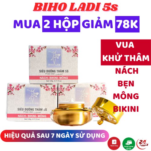 BIHO_LADI SIÊU DƯỠNG THÂM 5S ĐÁNH BAY THÂM NÁCH MÔNG BIKINI SIÊU DƯỠNG THÂM 5S (BIHO_LADY)