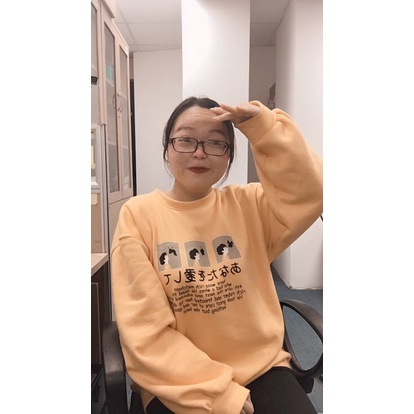 Áo Thun Nam Nữ Unisex Dài Tay, Áo Sweater Cổ Tròn Form Rộng 45kg-70kg Thời Trang Thu Đông Nhiều Màu - VATI Shop