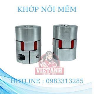 Khớp nối mềm D40L55 lỗ 1414 Khớp nối có đệm cao su đàn hồi, nối động cơ và vitme bi